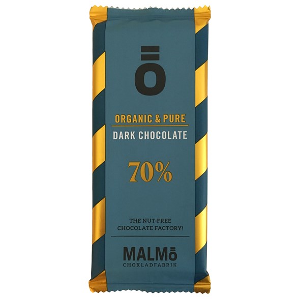 Malmö Chokladfabrik Ö Dark Chocolate 70%, 55 g