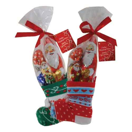 Julstrumpa med Chokladfigurer