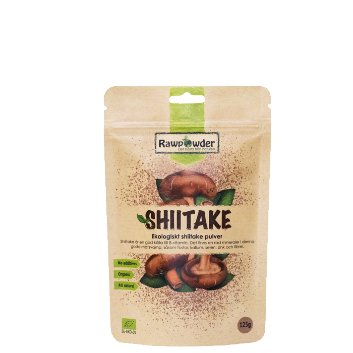 Shiitakepulver, 125 g