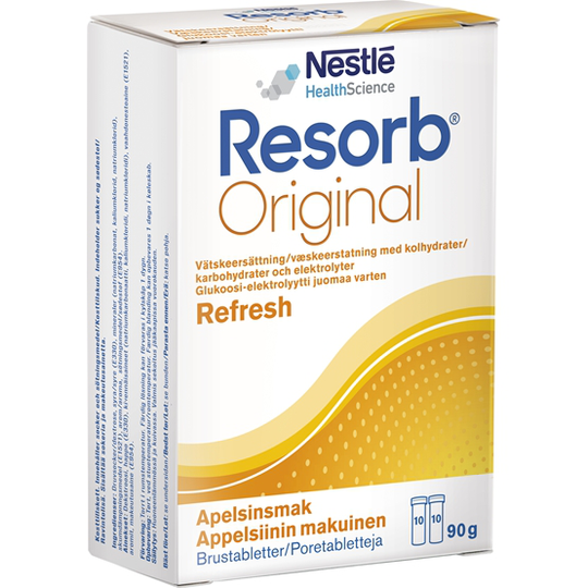 Resorb Original Apelsin brustabletter 20 st