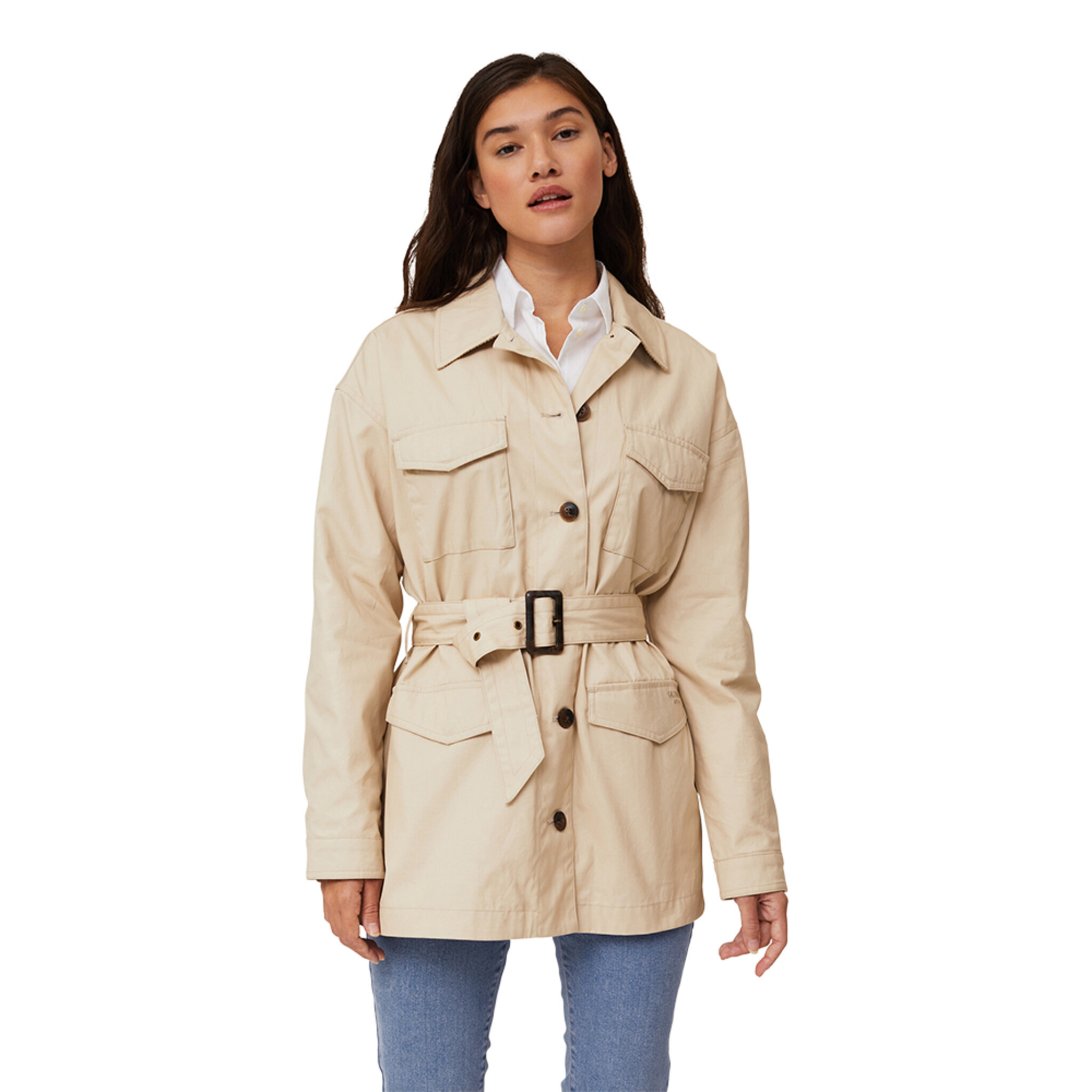 Jonalyn Waxed Cotton Coat