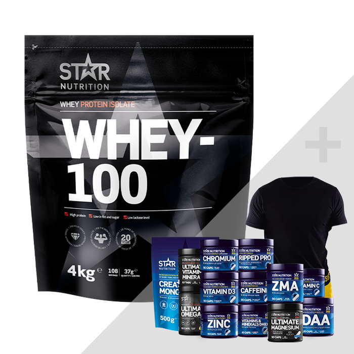 Whey-100, 4 kg + Bonus Product!