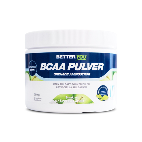 Better You Naturligt BCAA Pulver 250g Äpple & Fläder