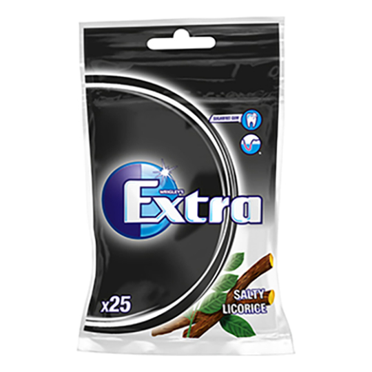 Extra Salty Licorice Tuggummi - 35 g