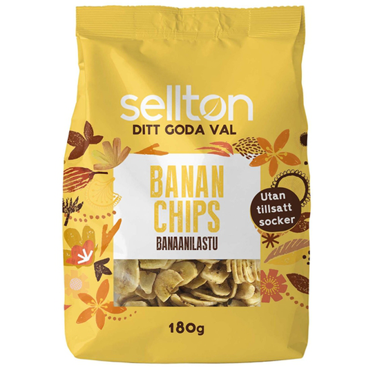 Sellton Bananchips 180 g