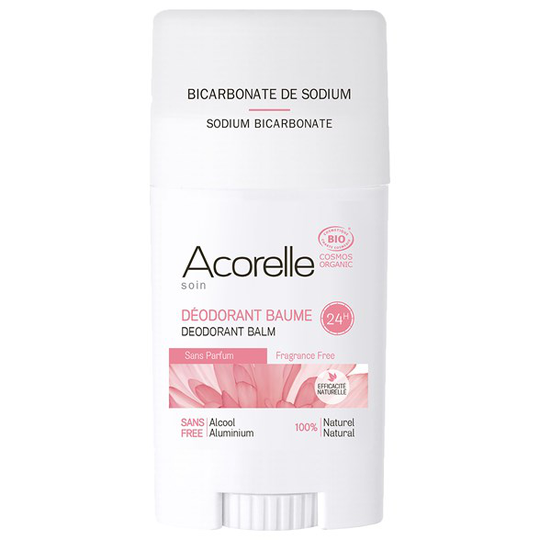 Acorelle Frangrance Free Deodorant Balm, 40 g