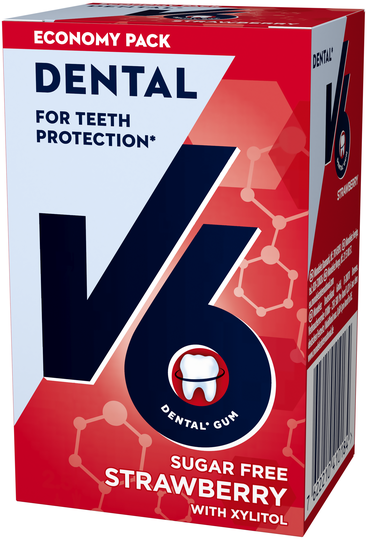 V6 Dental Strawberry Mint 70 g