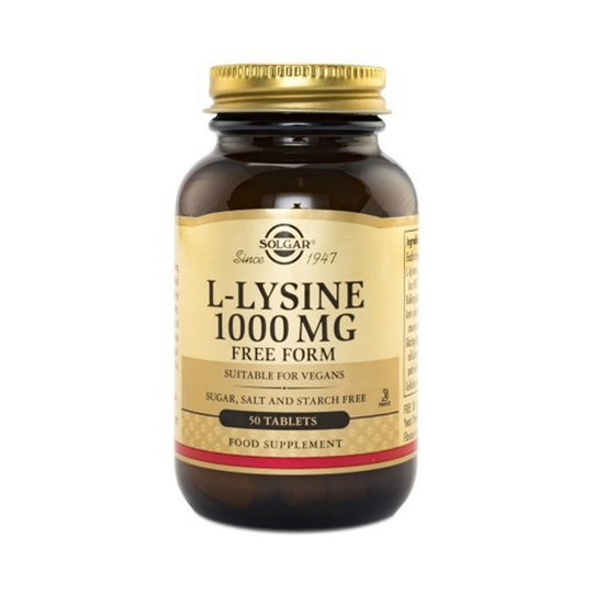 Solgar L-Lysine 1000 mg 100 tabletter