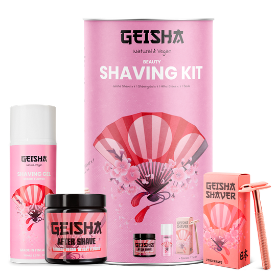 Natural Geisha Beauty Shaving Kit