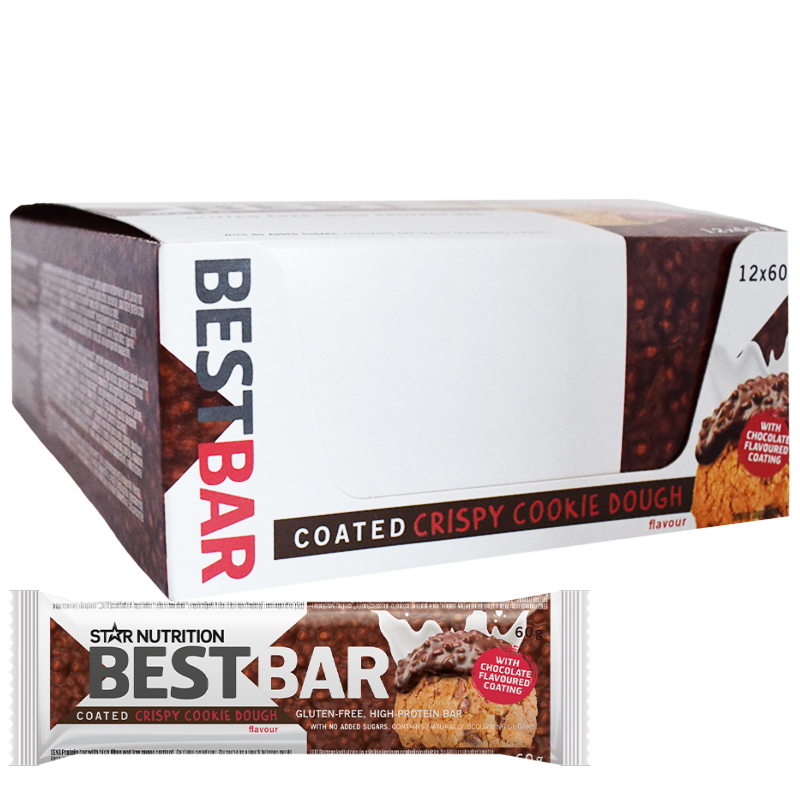 Hel Låda Proteinbars "Crispy Cookie Dough" 12 x 60g - 59% rabatt