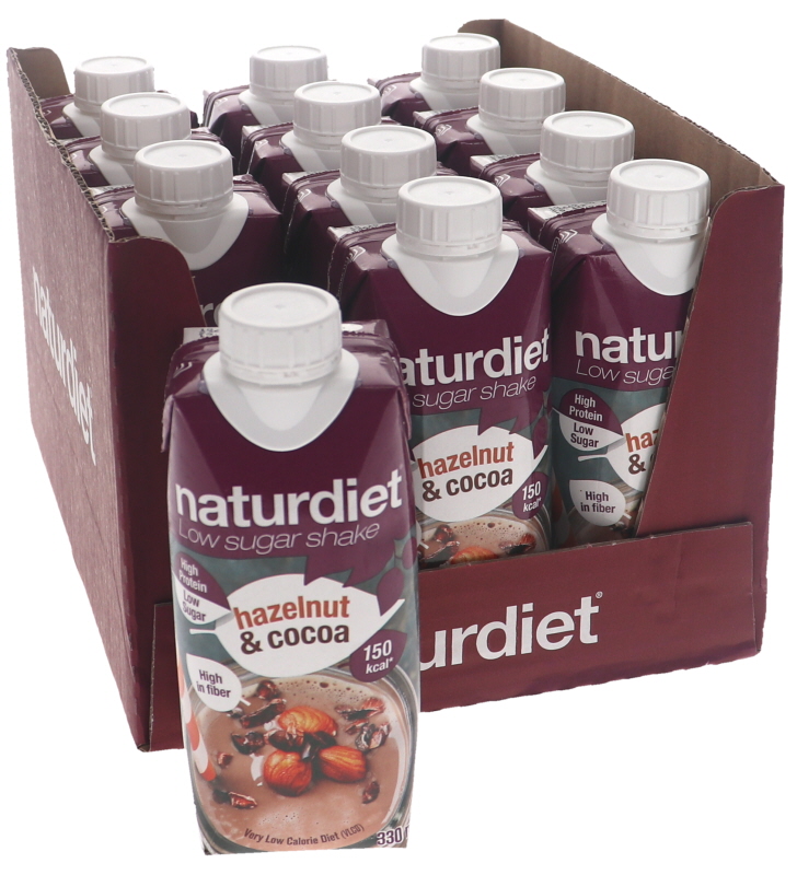 Måltidsersättning Shake Hazelnut & Cocoa 12-pack - 26% rabatt