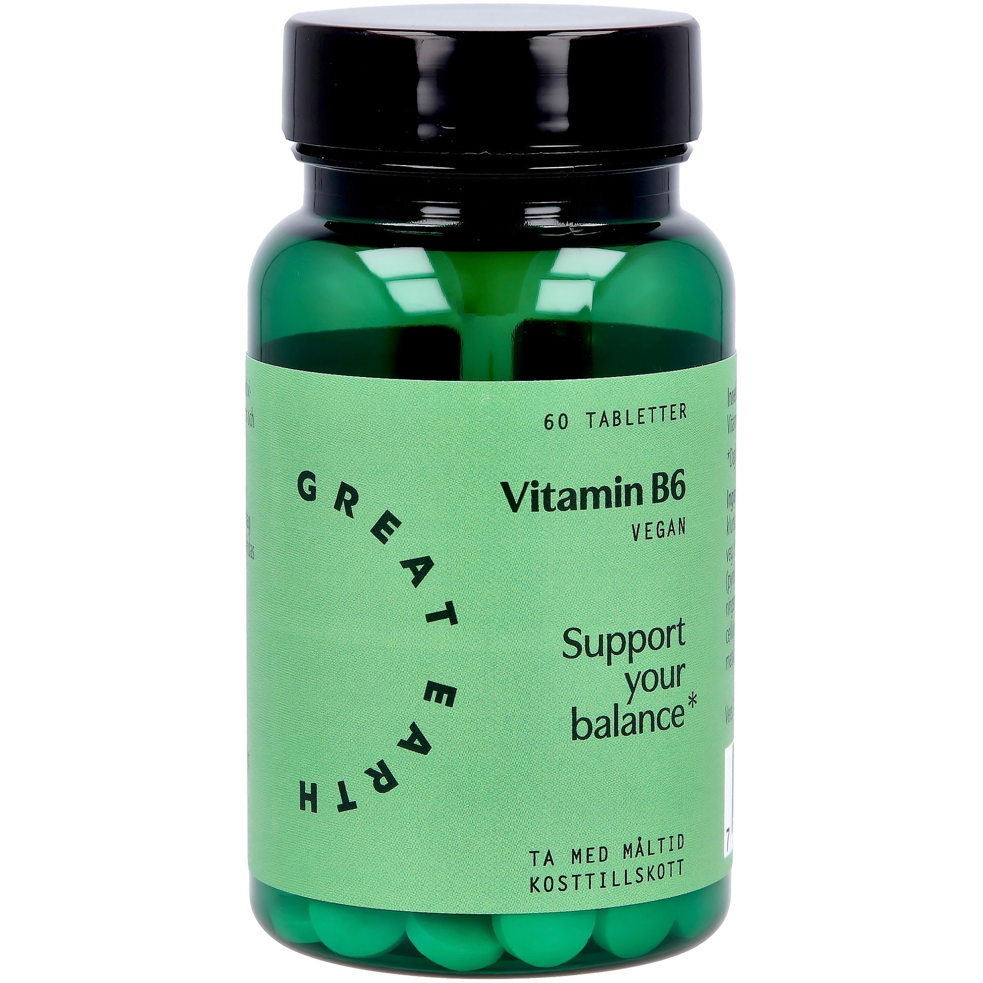 Great Earth Vitamin B6 - Pyridoxin 23 mg 60 tab