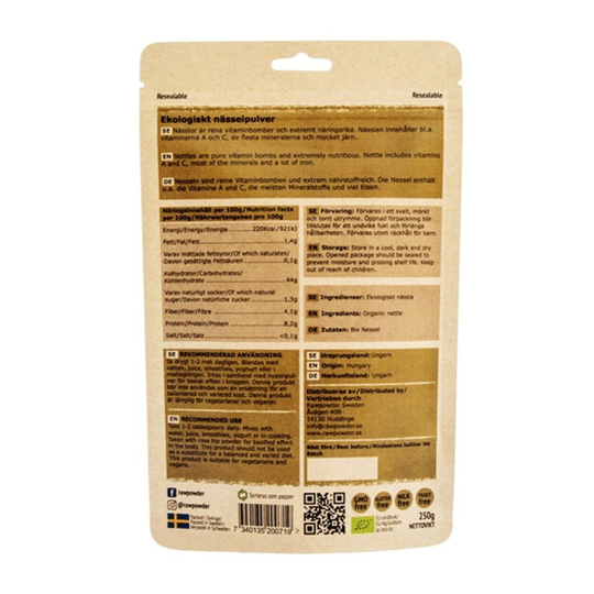 Rawpowder Nässelpulver 250 g