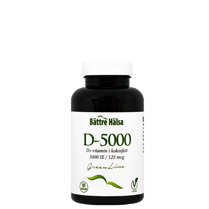 D3-5000 Vegan, 90 kapslar