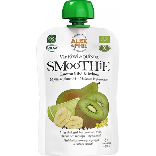 AlexΦl Ekologiska Kiwi- & Quinoa Smoothie 5-pack
