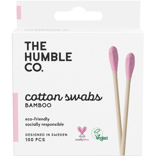 The Humble Co. Humble Natural Cotton Swabs Purple