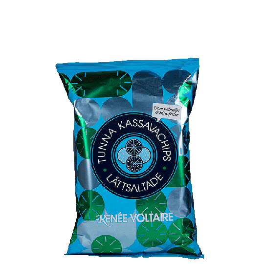 Tunna Kassavachips - Lättsaltade 145 g