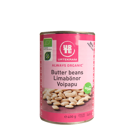 Limabönor i vatten, 400 g