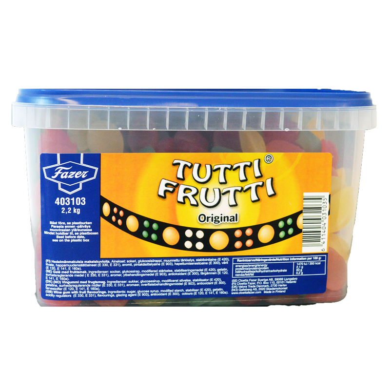 Hel Låda Tutti Frutti 2,2kg - 61% rabatt