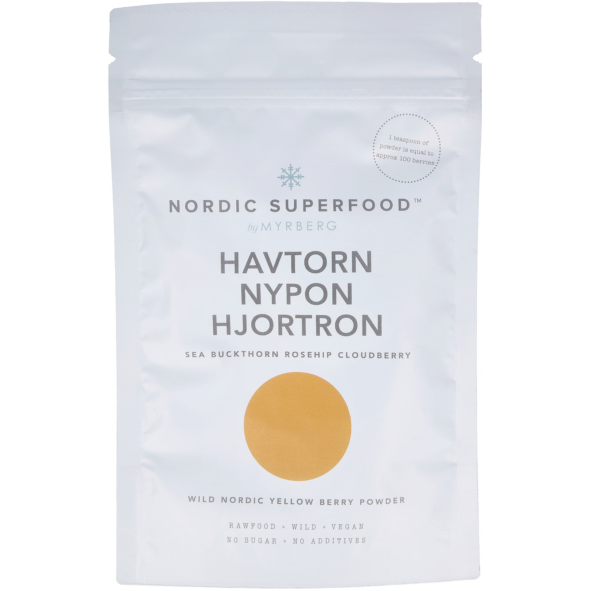 Nordic Superfood by Myrberg Yellow Havtorn, Nypon, Hjortron