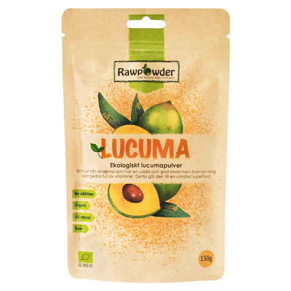 Rawpowder Ekologiskt Lucumapulver, 150 g