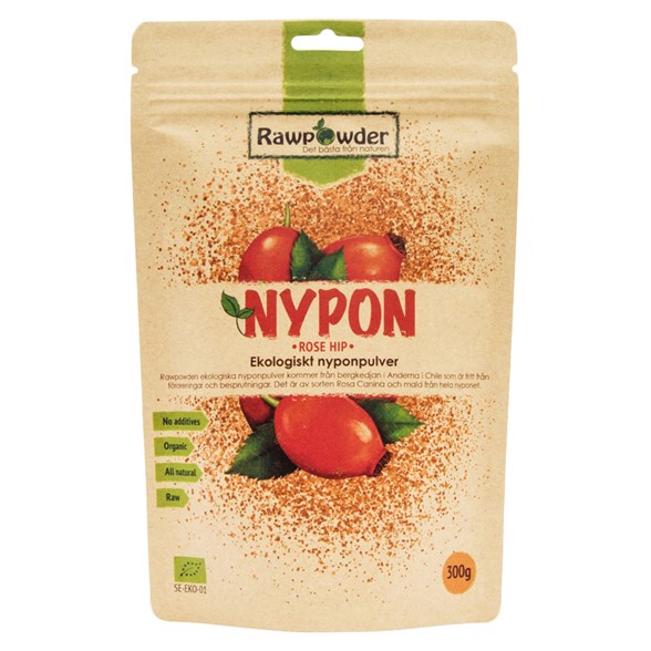 Rawpowder Ekologiskt Nyponpulver, 300 g