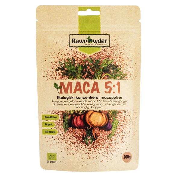 Rawpowder Ekologiskt Macapulver Koncentrerat 5:1, 200 g