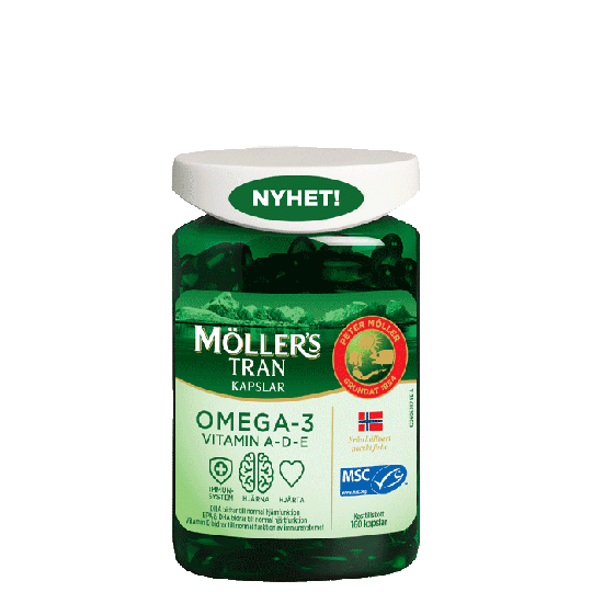 Möllers Tran Omega-3, 160 kapslar